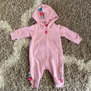 3 month Pink dinosaur onesie. Washed but never worn!